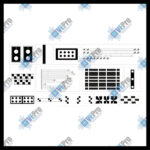 Autel Around View Monitoring (AVM) Camera Calibration Floor Pattern Package for Standard Calibration Frame
