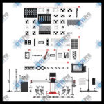 Autel AS30T All Systems ADAS Calibration Package with MaxiSYS MS909 Tablet, IA800 Positioning System, Software Upgrade