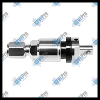 CV-003 Chrome Metal Press-in Valve Stem for Autel 1-Sensor - 2-Year Warranty