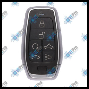 Autel Universal 6-Button IKEY – Programmable Smart Key (Lock, Unlock, Remote Start, Conv. Top, Trunk, Panic)