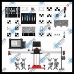 Autel ADAS LDW 3.0T Calibration System – Lane Departure Warning Calibration with MaxiSYS MS909 Tablet and IA800 Optical Positioning