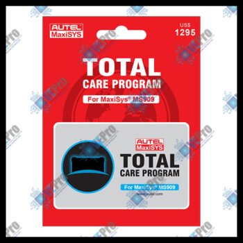 Autel MaxiSYS MS909 Total Care Program (TCP) Card – 1-Year Software Subscription & Warranty Extension
