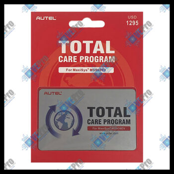 Autel MaxiSYS MS909EV Total Care Program (TCP) Card – 1-Year Software Subscription & Warranty Extension
