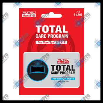 Autel MaxiSYS MS919 Total Care Program (TCP) Card – 1-Year Software Subscription & Warranty Extension