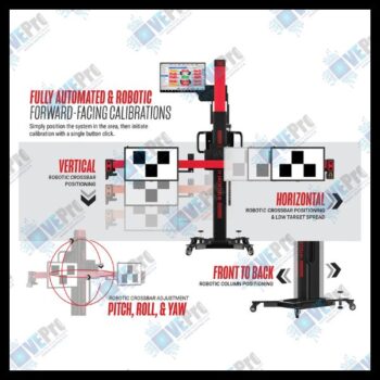 Autel MaxiSYS IA1000LDWT – Robotic Alignment & ADAS Calibration System with Ultra S2 Tablet + LDW Physical Target Kit